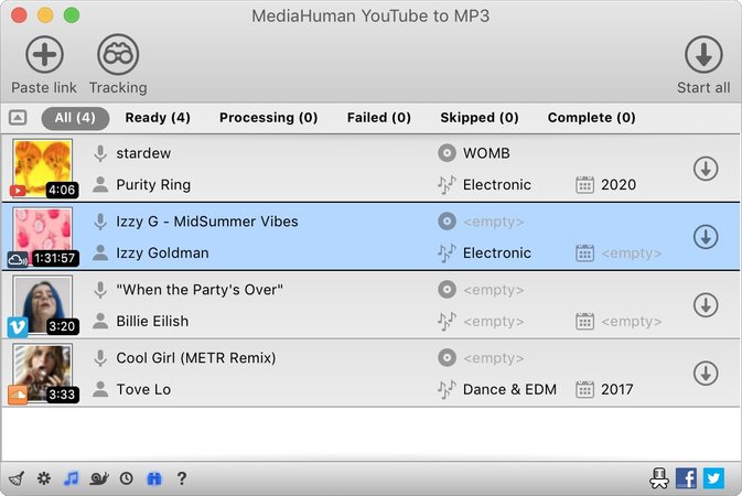 record music from youtube on mac for free